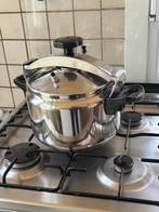 Cocotte minute en inox 6 litres tous feux en très bon état., Maison & Meubles, Inox, Comme neuf, Enlèvement, Plaque céramique