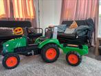 Kindertractor met aanhangwagen “Supercharger” (trapmodel), Kinderen en Baby's, Speelgoed | Buiten | Skelters, Ophalen, Zo goed als nieuw