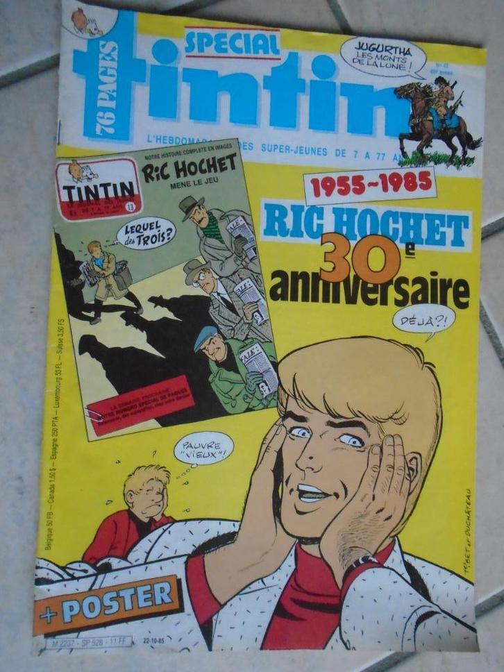 LOT: ALBUM JEUNES+"EN VOYAGE+REVUE TINTIN, Antiek en Kunst, Antiek | Boeken en Manuscripten, Ophalen of Verzenden