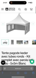 Tonnelle pro en alu, Ophalen