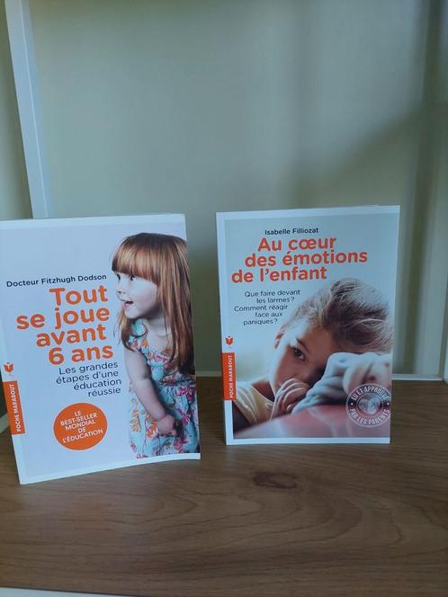 Lot de 2 livres éducation et émotions de l'enfant.  Neufs, Boeken, Zwangerschap en Opvoeding, Nieuw, Ophalen of Verzenden