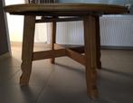 Table en chêne et chaises en acajou, Maison & Meubles, Cinq personnes ou plus, Rond, 100 à 150 cm, Enlèvement