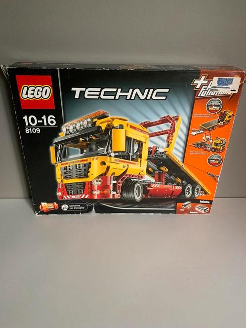 Lego Technic 8109 - Flatbed Truck - 100% Complete, Enfants & Bébés, Jouets | Duplo & Lego, Comme neuf, Lego, Ensemble complet