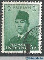 Indonesie 1951 - Yvert 37 - President Sukarno - 2 r. (ST), Postzegels en Munten, Postzegels | Azië, Verzenden, Gestempeld