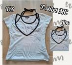 T-shirt MC pour femme-blanc-Jbc-T.S, Ophalen of Verzenden, Korte mouw, Maat 36 (S), Gedragen