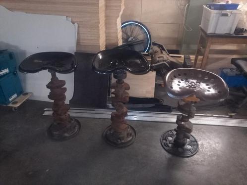 3 mancave barkrukken, Huis en Inrichting, Barkrukken, Zo goed als nieuw, Ophalen