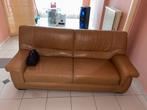 Canapé en cuire a donner !, Huis en Inrichting, Zetels | Zetels, Ophalen, Gebruikt