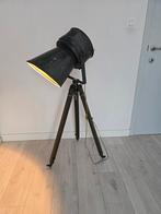 Vintage industrieel leger vloerlamp, Ophalen, Gebruikt, Metaal, 100 tot 150 cm
