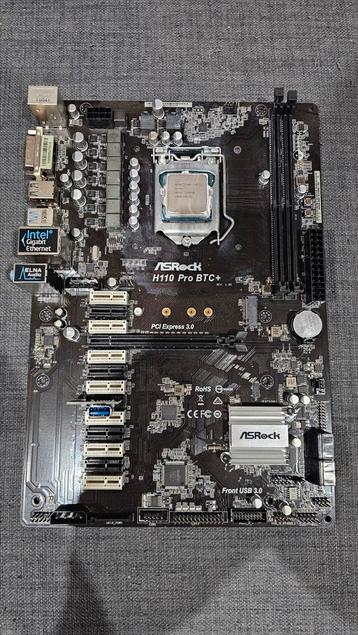 Asrock H110 Pro btc + Pentium G4400 beschikbaar voor biedingen