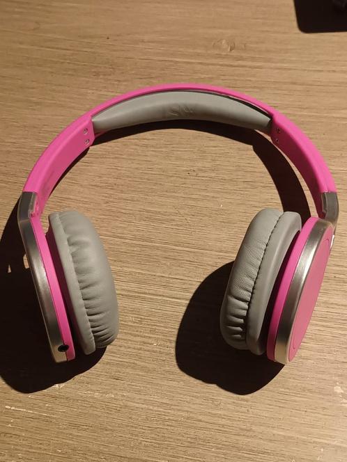 Roze ISY hoofdtelefoon, Audio, Tv en Foto, Hoofdtelefoons, Zo goed als nieuw, Over oor (circumaural), Overige merken, Ophalen of Verzenden