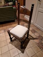 massief eiken stoel 8 stuks, Ophalen, Gebruikt
