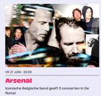 Tickets optreden Arsenal De Roma 27 juni 25 20u, Tickets en Kaartjes, Concerten | Dance, Twee personen, Juni