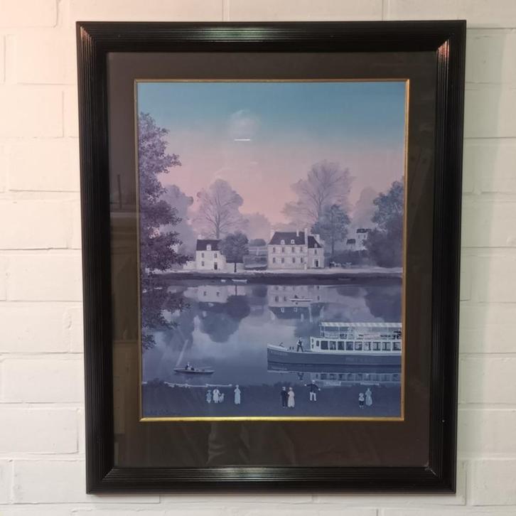 Michel Delacroix (1933) - kleurenlithografie, Antiek en Kunst, Kunst | Litho's en Zeefdrukken, Ophalen