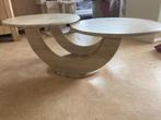 Stenen woonkamertafel met marmereffect, Huis en Inrichting, Tafels | Salontafels, Ophalen, Overige materialen, Gebruikt, 100 tot 150 cm
