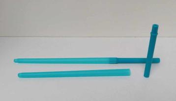 Tupperware™ « Paille Réutilisable Éco » x 2 - bleu foncé, Envoi, Neuf, Bleu, Autres types