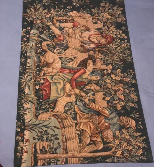 Wandtapijt, Antiek en Kunst, Antiek | Tapijten, Tafelkleden en Textiel, Ophalen of Verzenden