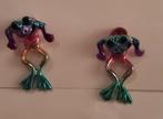 Oorbellen, ringen, hangers, Handtassen en Accessoires, Oorbellen, Ophalen of Verzenden, Zo goed als nieuw, Rood, Glas