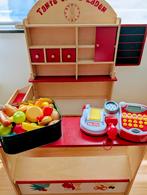 Stand de la marchande avec accessoires, Ophalen, Gebruikt, Hout