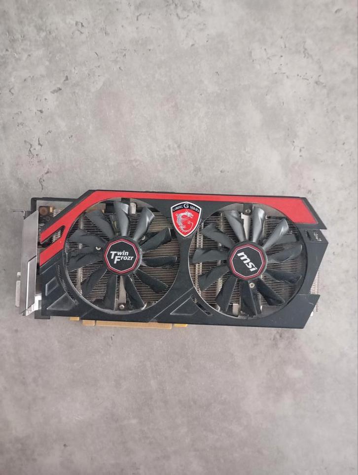 MSI GTX 760 OC gpu grafische kaart, Computers en Software, Videokaarten, Gebruikt, GDDR5, HDMI, DisplayPort, DVI, Ophalen of Verzenden
