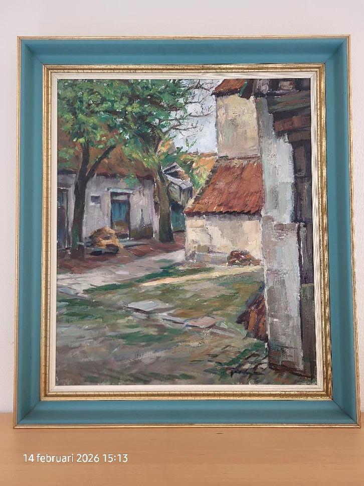 Willy Godderis (1964) – Olieverf op doek – 50 x 60 cm –, Antiek en Kunst, Kunst | Schilderijen | Klassiek, Ophalen