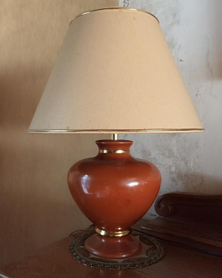 Grote tafellamp van Louis Drimmer, Huis en Inrichting, Lampen | Tafellampen, Gebruikt, 50 tot 75 cm, Overige materialen, Ophalen