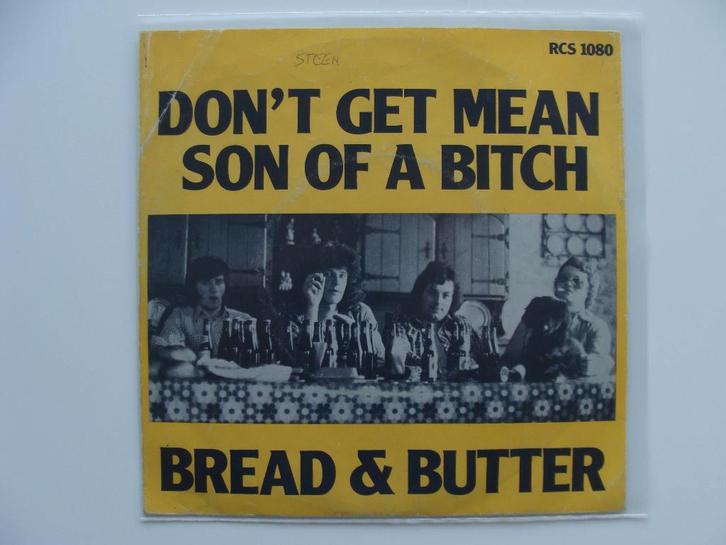 Bread And Butter – Don't Get Mean (1979), Cd's en Dvd's, Vinyl Singles, Single, Rock en Metal, 7 inch, Ophalen of Verzenden