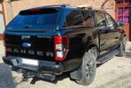 FORD Ranger dubbele cabine - Wildtrak - 2.0 BiTDCI, Auto's, Ford, Automaat, Zwart, Leder, Particulier