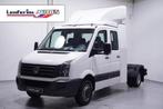 Volkswagen Crafter 2.0 TDI 163 pk BE-Trekker Dubbel Cabine 7, Auto's, Cruise Control, Wit, Bedrijf, Te koop