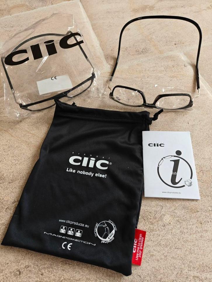 2 Nieuwe CliC magnetische leesbrillen +3., Handtassen en Accessoires, Overige Accessoires, Zo goed als nieuw, Ophalen of Verzenden