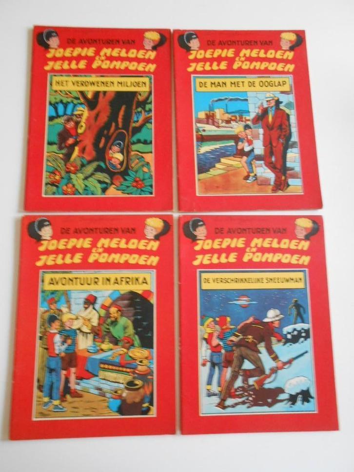 Volledige reeks Joepie Meloen en Jelle Pompoen . 1ste druk, Boeken, Stripverhalen, Ophalen of Verzenden