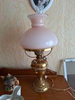 Lamp met glazen kap, Ophalen
