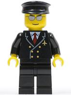 Lego figuur air032 Airport - Pilot / B1-3, Ophalen of Verzenden, Zo goed als nieuw, Losse stenen, Lego