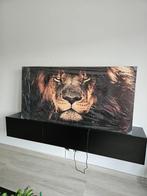 Frame met leeuwenkop 140 cm x 70 cm, Nieuw, Ophalen