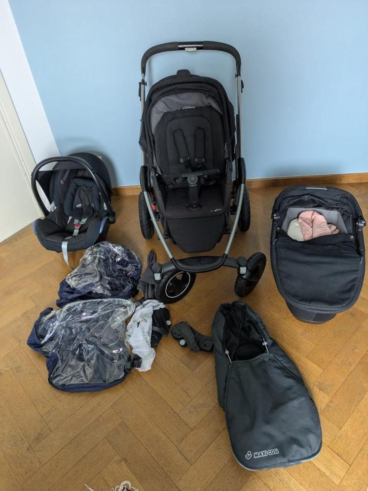Maxi-Cosi Mura 3-in-1 kinderwagen - complete set, zeer goed, Kinderen en Baby's, Kinderwagens en Combinaties, Zo goed als nieuw