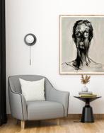 Schilderij peinture painting ‘Head01’ 60x50, Ophalen, 50 tot 75 cm, Schilderij, 50 tot 75 cm