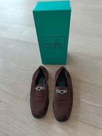 Utopie loafers bruine nubuck maat 38,5, Gedragen, Ophalen of Verzenden