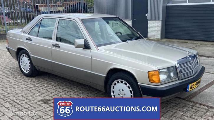 Mercedes-Benz 190D 2.5 | 1991 | Route 66 Auctions, Autos, Oldtimers & Ancêtres, Entreprise, Achat, Mercedes-Benz, Essence, Autre carrosserie