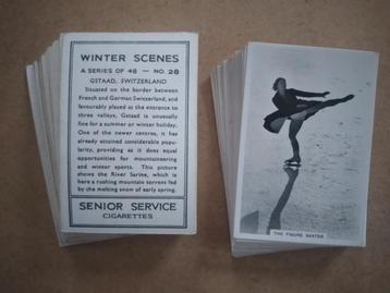 Winter Scenes complete set 48 chromos 1937 beschikbaar voor biedingen