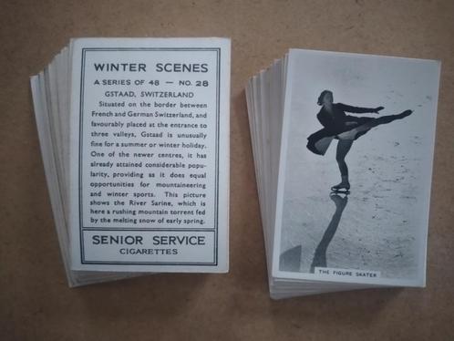 Winter Scenes complete set 48 chromos 1937, Verzamelen, Foto's en Prenten, Foto, Overige onderwerpen, Voor 1940, Ophalen of Verzenden