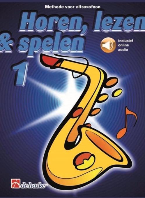 Vandoren rieten met Lesboek Altsaxofoon, Muziek en Instrumenten, Instrumenten | Toebehoren, Zo goed als nieuw, Ophalen