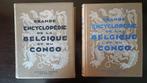 Grote encyclopedie van België en Congo, deel 1 en 2, Gelezen, Complete serie, Collectif, Ophalen