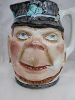 Majolica Barbotine kruik of pot  H 21 cm, Antiek en Kunst, Antiek | Keramiek en Aardewerk, Ophalen of Verzenden