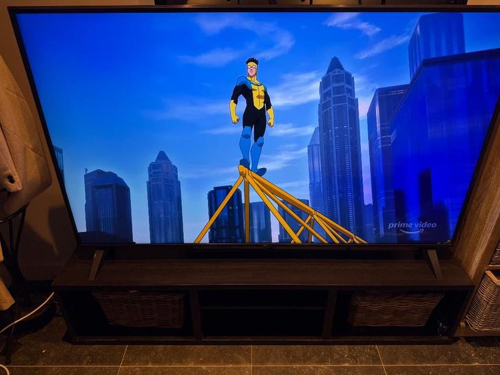 LG 75 inch 4K Smart TV + meubel, Audio, Tv en Foto, Televisies, Zo goed als nieuw, LED, 80 tot 100 cm, 4k (UHD), LG, 50 Hz, Smart TV