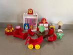 Vintage Duplo eetkamer babybed buggy, Enlèvement ou Envoi