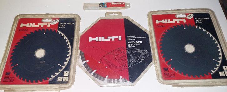 Hilti zaag- & diamantschijven + reciproblad – nieuw, Doe-het-zelf en Bouw, Gereedschap | Slijpmachines, Nieuw, Ophalen
