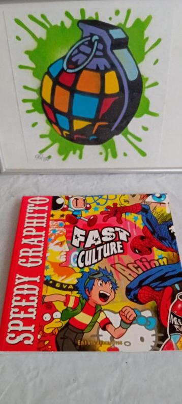 Speedy Graphito: Sérigraphie réhaussée et livre Fast Culture beschikbaar voor biedingen