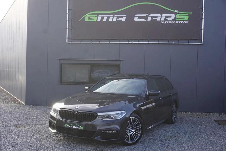 BMW 5 Serie 540 xDrive Touring Aut. M Pack-Nav-Cam-Pano-Gara, Autos, BMW, Entreprise, Achat, Série 5, ABS, Caméra de recul, Airbags