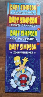 BART SIMPSON strips - eerste 4 delen, Meerdere stripboeken, Ophalen, Gelezen, Matt Groening