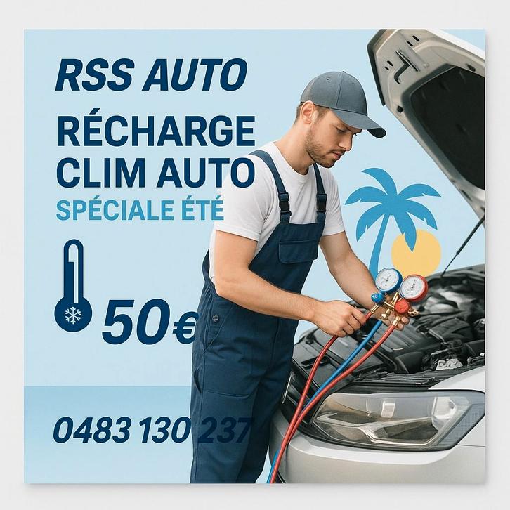 ️Recharge Climatisation Auto️, Autos : Pièces & Accessoires, Climatisation & Chauffage, Enlèvement ou Envoi