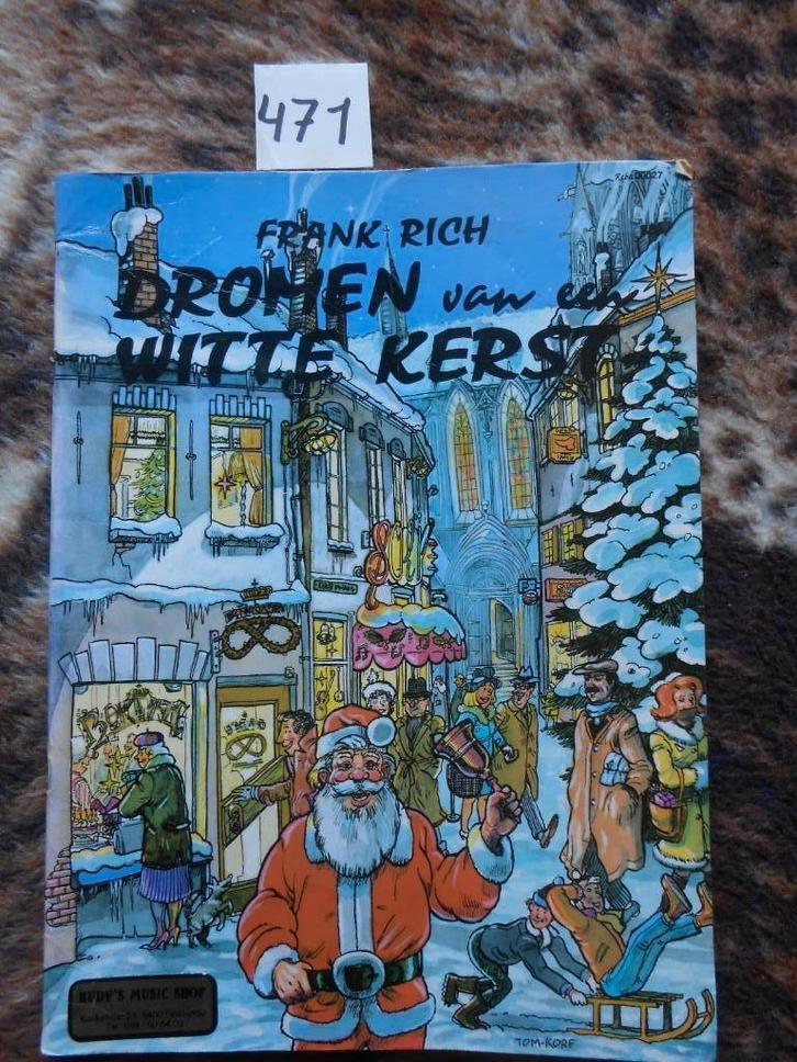 Kerstboek Dromen van een witte kerst Frank Rich, Divers, Noël, Utilisé, Enlèvement ou Envoi